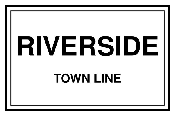 Riverside Cork Coaster artwork detail