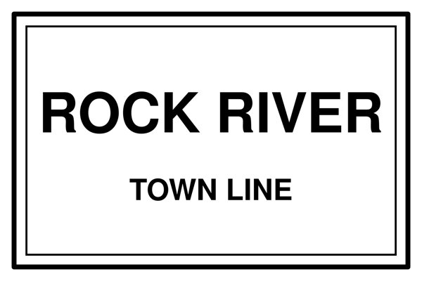 Rock River Cork Coaster artwork detail