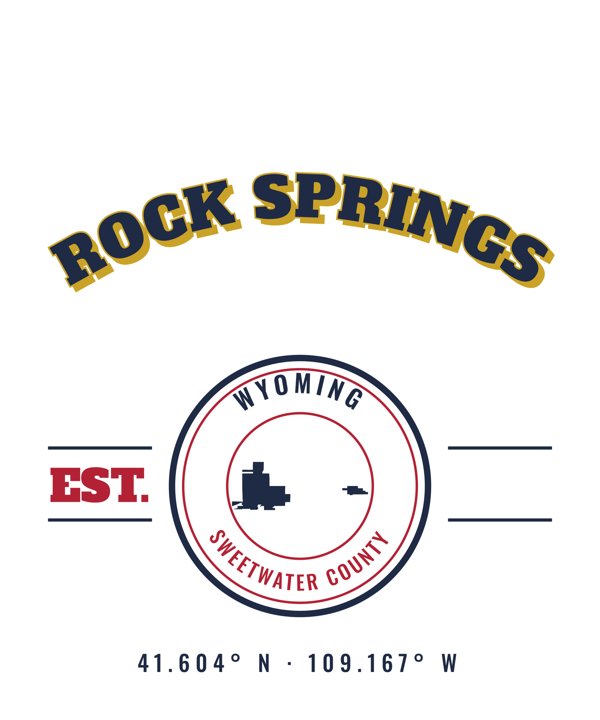 Rock Springs Market Tote artwork detail