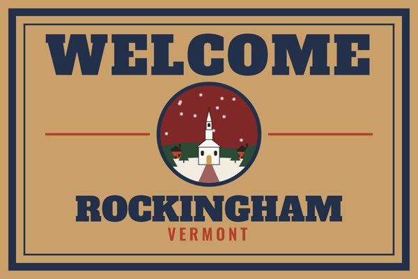 Rockingham Welcome Doormat artwork detail