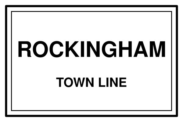 Rockingham Town Line Mug artwork detail