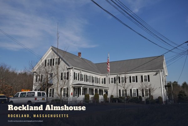 Rockland Rockland Almshouse Postcard artwork detail