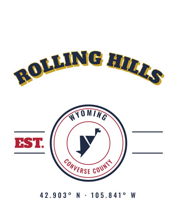 Rolling Hills Market Tote artwork detail