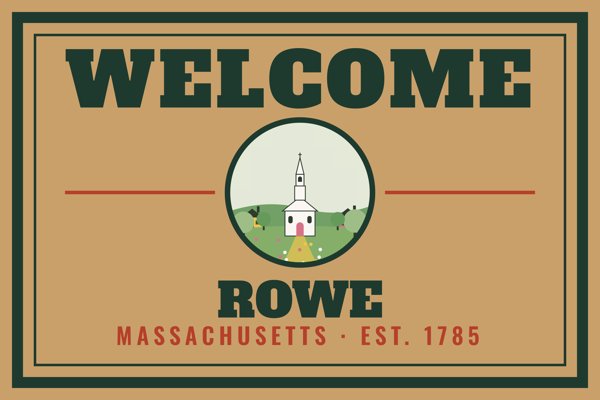 Rowe Welcome Doormat artwork detail
