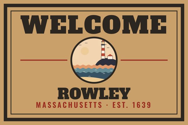 Rowley Welcome Doormat artwork detail