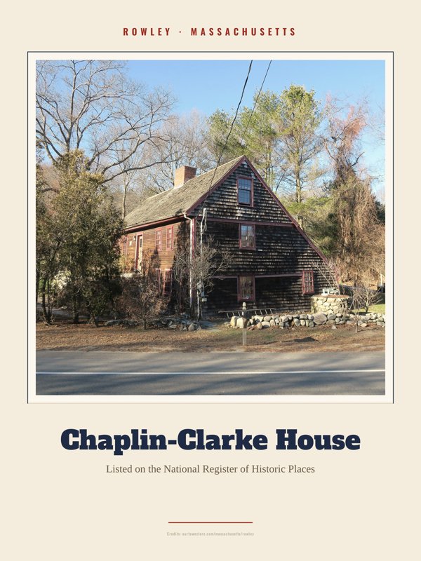 Rowley Chaplin-Clarke House Landmark Print artwork detail