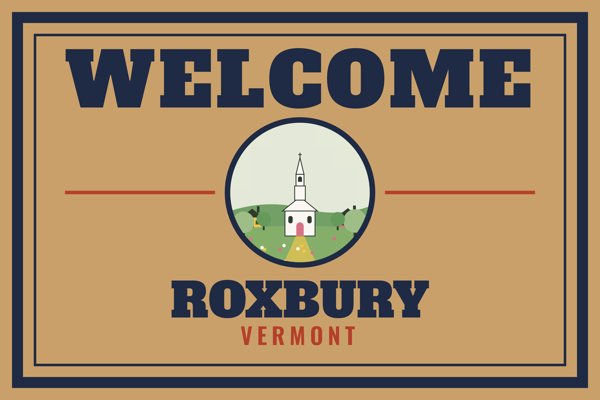 Roxbury Welcome Doormat artwork detail