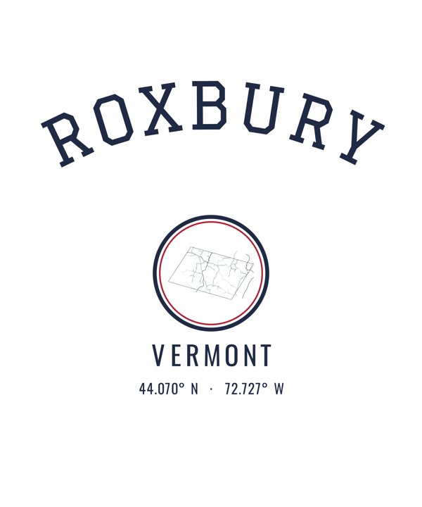 Roxbury Est. Tumbler artwork detail