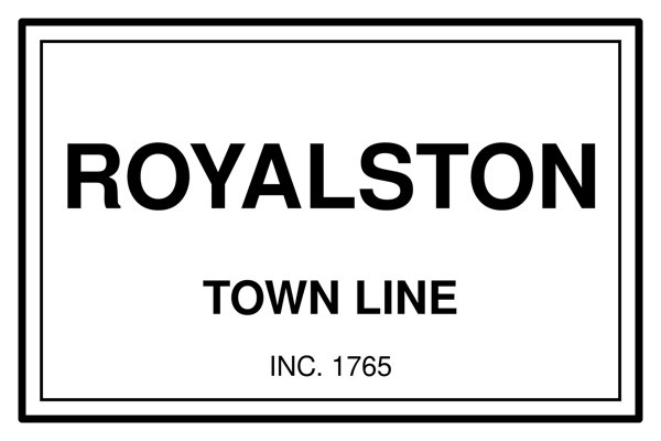 Royalston Cork Coaster artwork detail