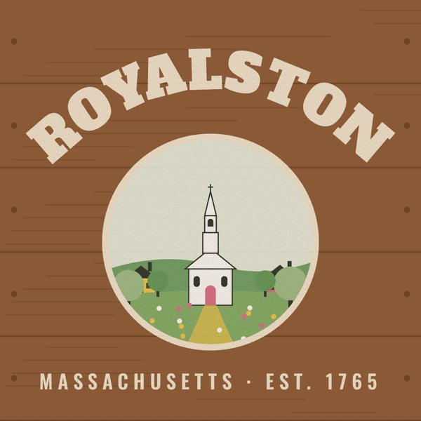 Royalston Hometown Wood Sign artwork detail
