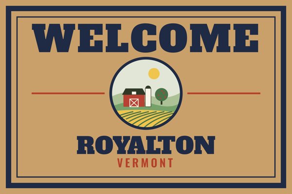 Royalton Welcome Doormat artwork detail