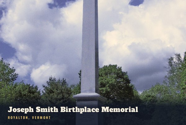 Royalton Joseph Smith Birthplace Memorial Postcard artwork detail