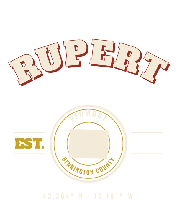 Rupert Est. Tee artwork detail
