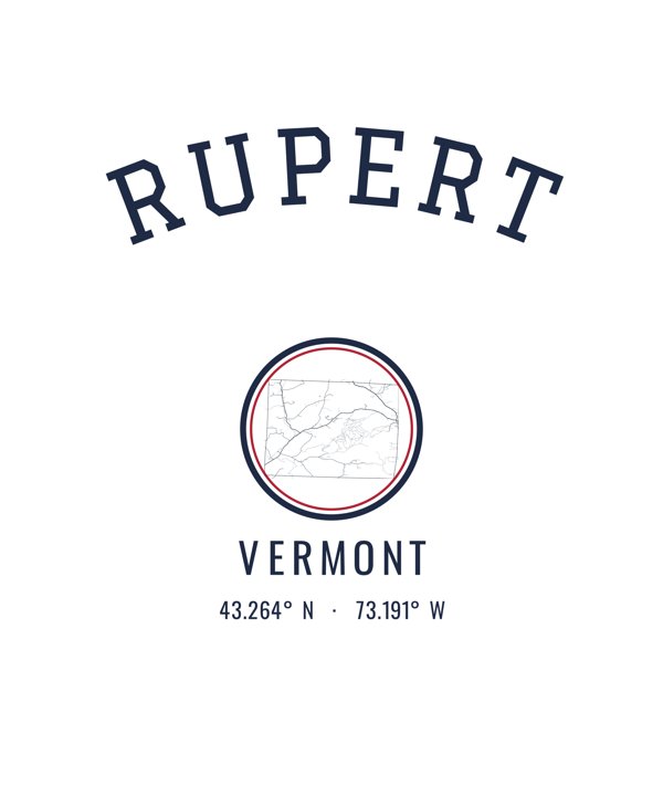Rupert Hometown Ornament artwork detail