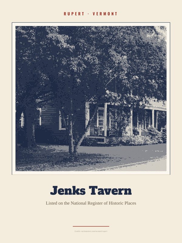 Rupert Jenks Tavern Landmark Print artwork detail