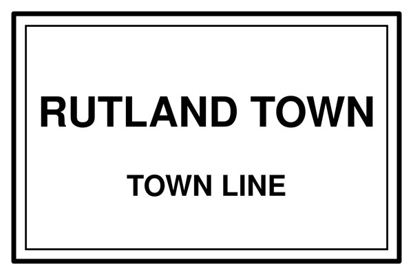 Rutland Town Cork Coaster artwork detail