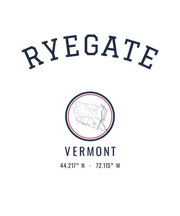Ryegate Hometown Ornament artwork detail