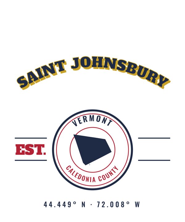 Saint Johnsbury Market Tote artwork detail