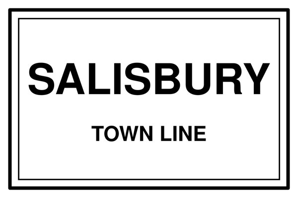 Salisbury Town Line Mug artwork detail