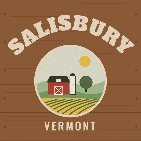 Salisbury Hometown Wood Sign artwork detail