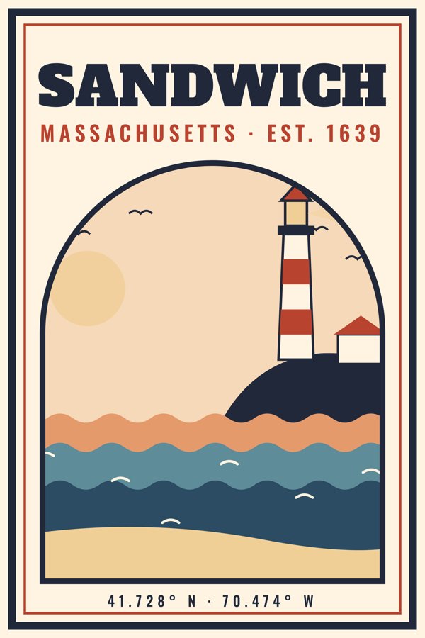 Sandwich Garden Flag artwork detail