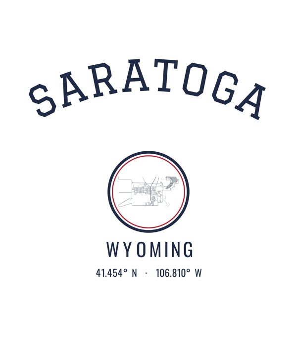 Saratoga Est. Tumbler artwork detail