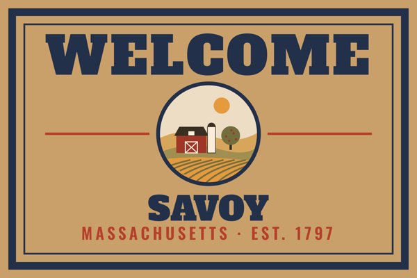 Savoy Welcome Doormat artwork detail