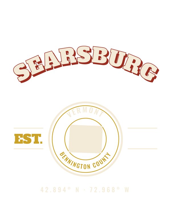 Searsburg Est. Tee artwork detail