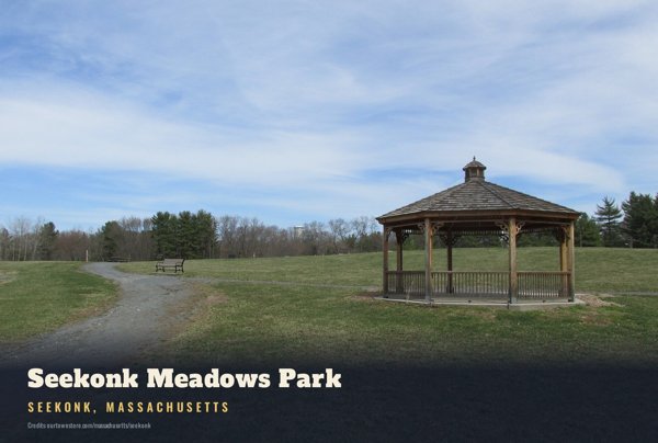 Seekonk Seekonk Meadows Park Postcard artwork detail