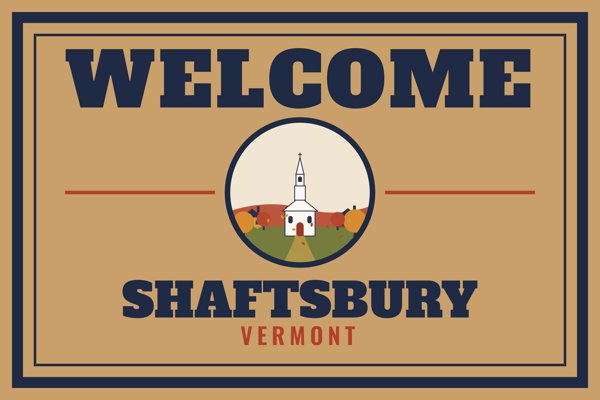 Shaftsbury Welcome Doormat artwork detail