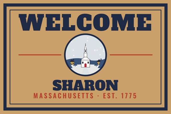 Sharon Welcome Doormat artwork detail