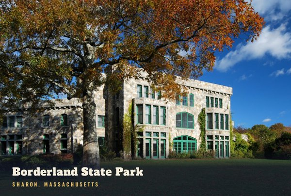 Sharon Borderland State Park Postcard artwork detail