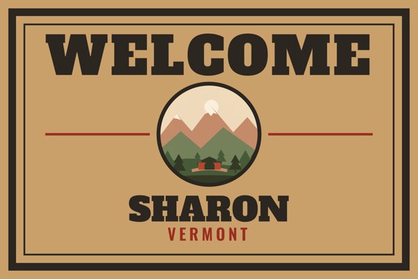 Sharon Welcome Doormat artwork detail