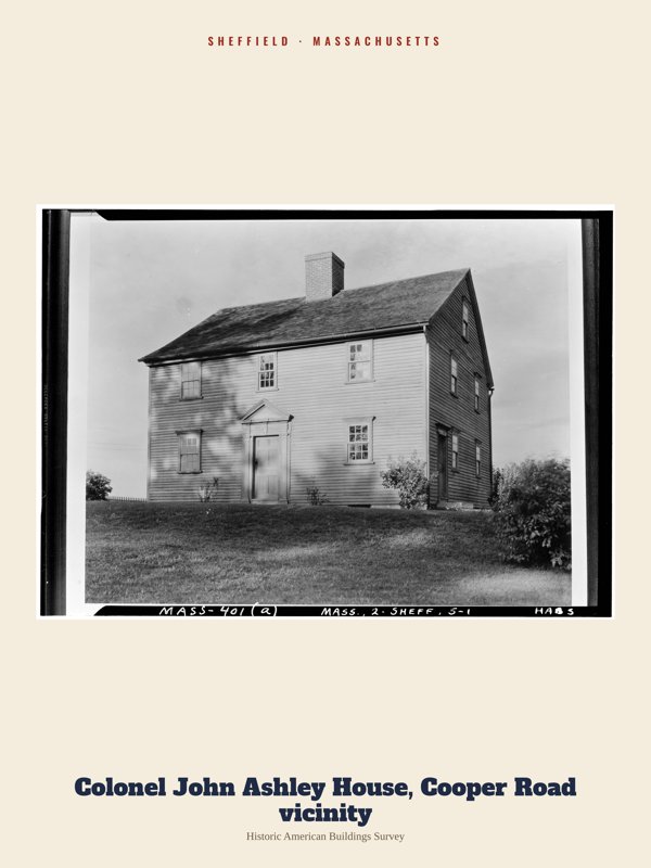 Sheffield Colonel John Ashley House, Cooper Road vicinity Archive Print artwork detail
