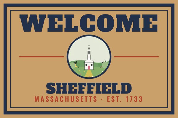 Sheffield Welcome Doormat artwork detail