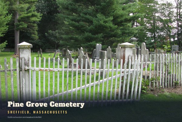 Sheffield Pine Grove Cemetery Postcard artwork detail