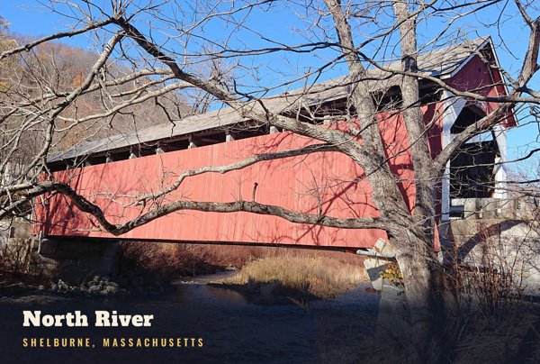 Shelburne North River Postcard artwork detail