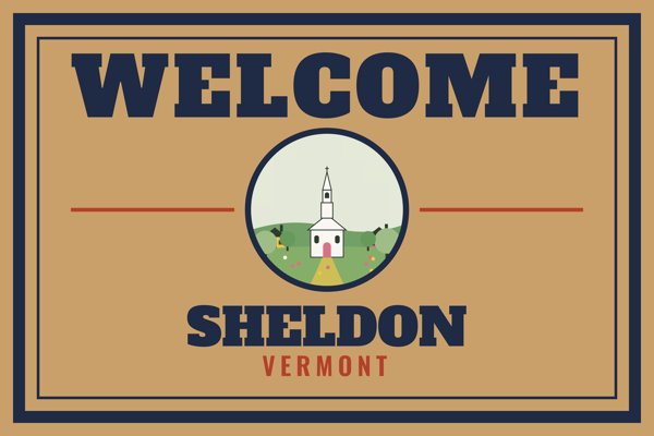 Sheldon Welcome Doormat artwork detail