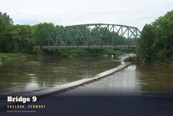 Sheldon Bridge 9 Postcard artwork detail