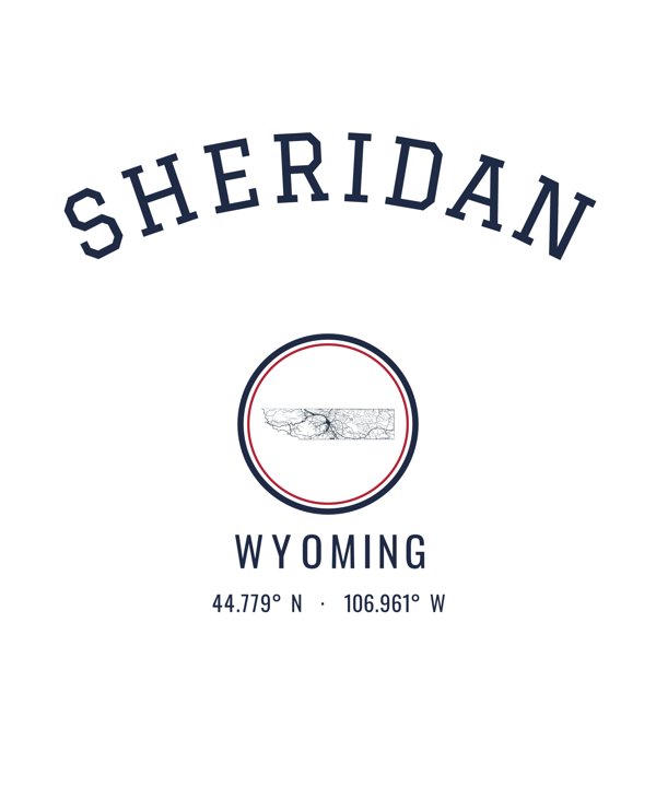 Sheridan Est. Tumbler artwork detail