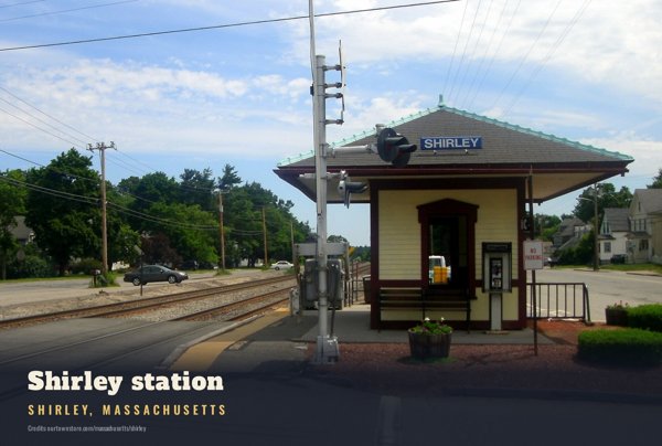 Shirley Shirley station Postcard artwork detail