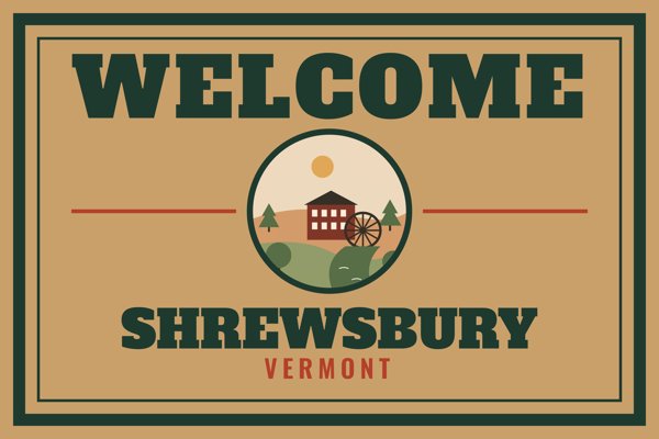 Shrewsbury Welcome Doormat artwork detail