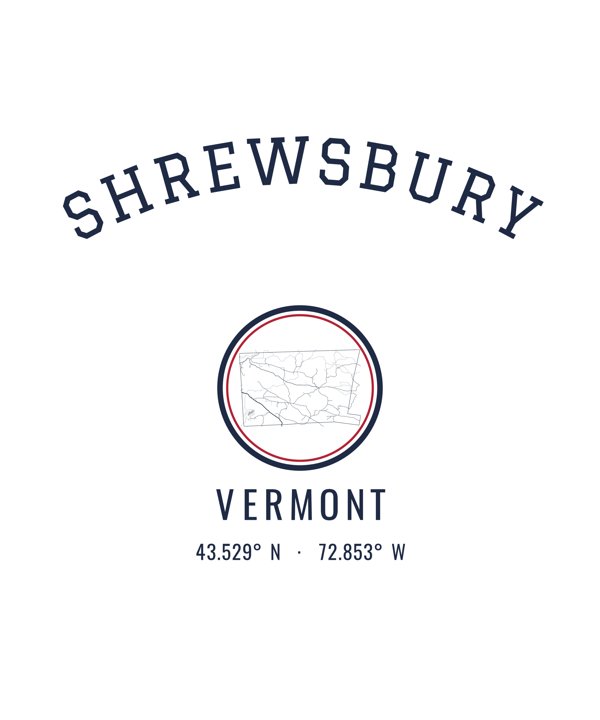 Shrewsbury Est. Tumbler artwork detail