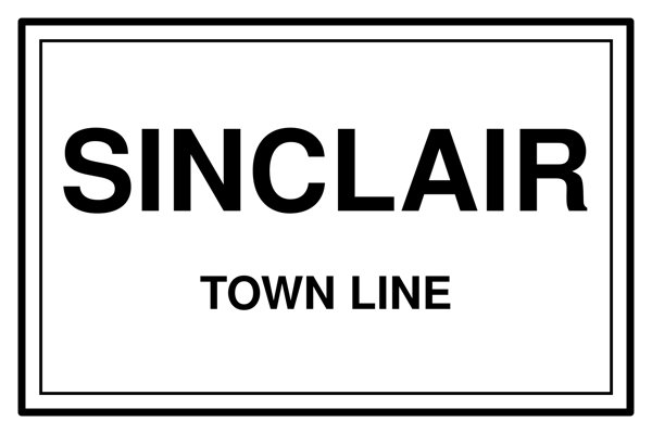 Sinclair Cork Coaster artwork detail