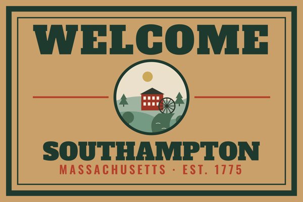Southampton Welcome Doormat artwork detail