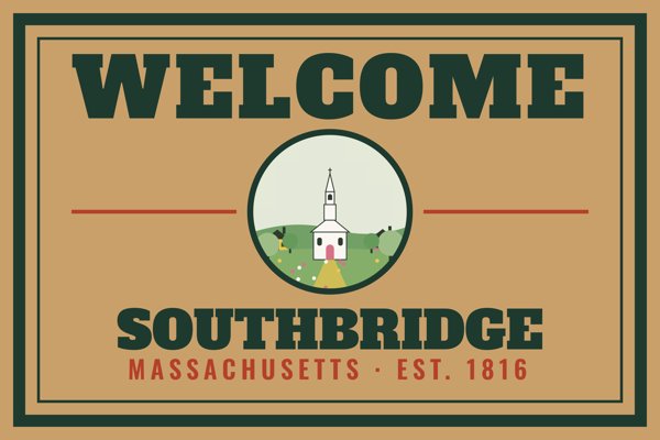 Southbridge Welcome Doormat artwork detail