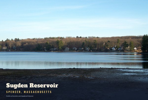 Spencer Sugden Reservoir Postcard artwork detail
