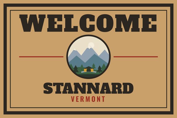 Stannard Welcome Doormat artwork detail