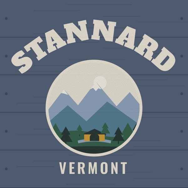 Stannard Hometown Wood Sign artwork detail