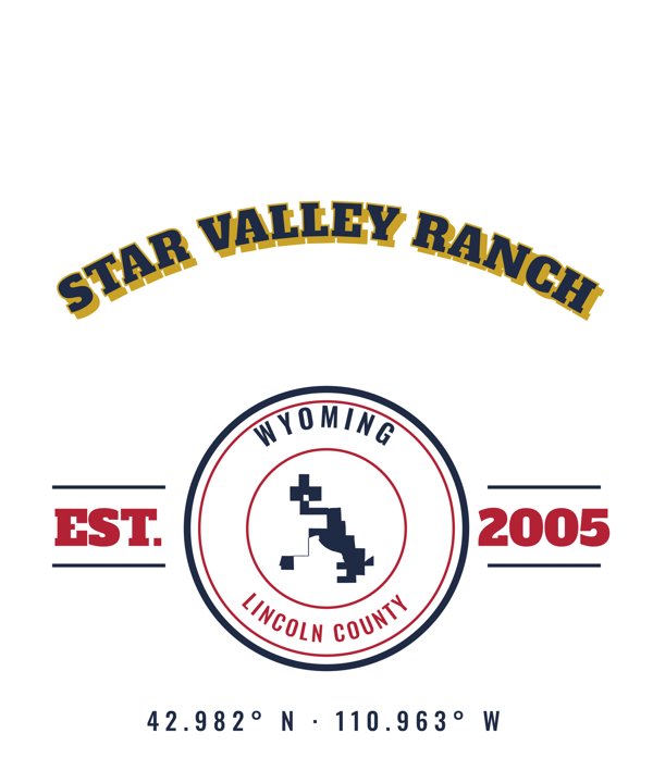 Star Valley Ranch Market Tote artwork detail
